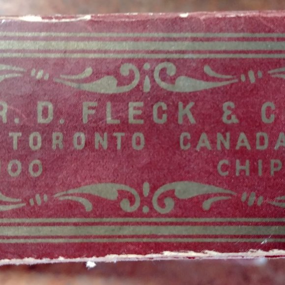 R D Fleck & Co Vintage Poker Chips - Picture 7 of 7